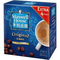 <font color=006633>$45/bx</font><BR>Maxwell House 麥斯威爾<BR>三合一即溶咖啡 [20's]