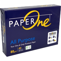 PaperOne A4 <font color=red>80gsm</font><br>白色影印紙 (5rm/bx)
