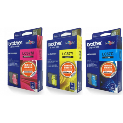<font color="#006633">$105/pc</font><BR> Brother Ink Cartridge <BR> LC-67 (C/M/Y)