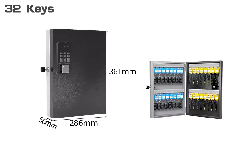 Steel Key Cabinet with Smart Electronic Lock 鋼製智能電子鎖鎖匙箱-天下文儀有限公司 ...