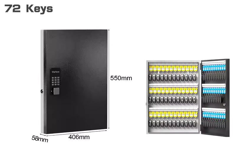 Steel Key Cabinet with Smart Electronic Lock 鋼製智能電子鎖鎖匙箱-天下文儀有限公司 ...