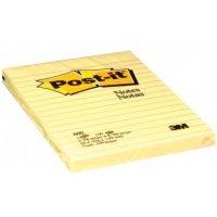 <font color=006633>$28/pd</font><BR>3M™ Post-it® Lined Note<br>報事貼黃色有行便條紙<BR>[4x6"] 660