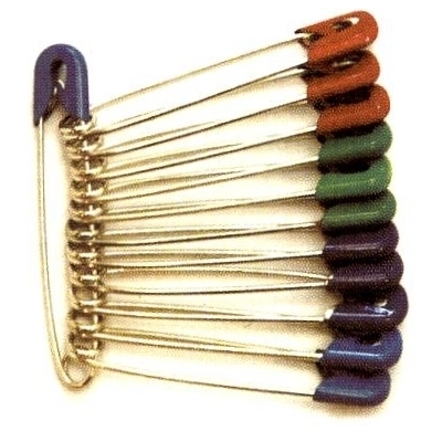 Safety Pins (12's) 安全扣針-天下文儀有限公司 (OfficeShopping.com.hk)