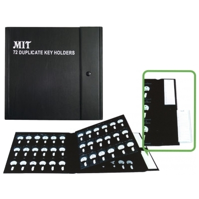 MIT 72 Duplicate Key Holder 8701 黑色鎖匙簿-天下文儀有限公司