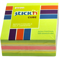 <font color=006633>$14/pd</font><BR>Stick'N Regular Cube<BR>彩色便條紙 [2x2"]<br>21534