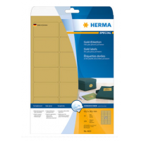 Herma A4 <br>金、銀色膠質<br>多用途打印標籤