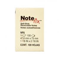 <font color=006633>$3.2/pd</font><BR>Notefix<BR>黃色便條紙<br>(3x2"/76x51mm)