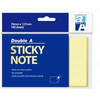 <font color=006633>$6.5/pd </font><BR> Double A <BR>黃色便條紙<br>[76x127mm] 