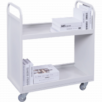 <font color=006633>$1100/pc</font><BR>兩層雙面護邊圖書車