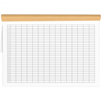 <font color=006633>$50/bk</font><BR>A3 集計簿<BR>[420x285mm]