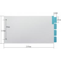 <font color=006633>$10/st</font><BR>A4 特殊尺寸<BR><font color=red>紙質</font>分類紙<BR>[118x210mm]