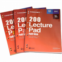 <font color=006633>$20/bk</font><BR>A4 200 Lecture Pad<BR>[粉紅色/白色/黃色]