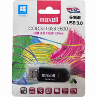 <font color=006633>$110/pc up</font><BR>Maxell Color USB E500<BR>USB 3.0 Flash Drive<BR>[64GB/128GB]